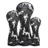 Argyle Style Golf Wood Headcovers Set - Black
