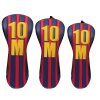 Messi Style Golf Wood Headcovers Set