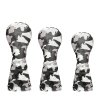 Camo Style Golf Wood Headcovers Set - Gray
