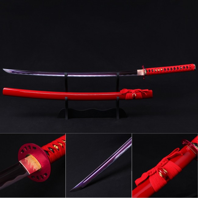 Rotes Japanisches Schwert Zu Verkaufen Truekatana