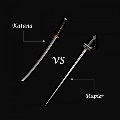 Katana Vs Rapier: When Two Timeless Sword Traditions Collide - TrueKatana