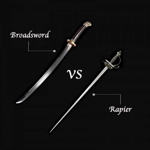 Broadsword vs Rapier: A Duel of Steel and Elegance in Swordsmanship