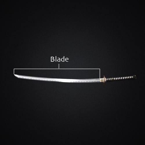 Blue Yoru Sword Miniature Alloy Blunt Sword Dracule Mihawk 