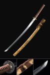 Handmade Sharp Japanese Katana Sword T10 Folded Clay Tempered Steel Real Hamon