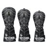 Spider Golf Wood Headcovers Set - Black