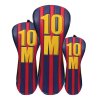 Messi Style Golf Wood Headcovers Set