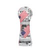 Vintage Newspaper Style Hybrid Golf Headcover White