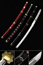 Roronoa Zoro Katana Sword Four Set Replica: Shusui, Wado Ichimonji, Sandai Kitetsu And Yubashiri Set
