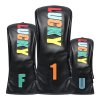 Lucky Golf Wood Headcovers Set - Black