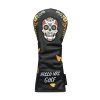 Skull Style Fairway Wood Headcover - Black