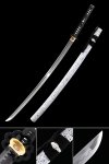 Handmade Japanese Samurai Sword High Manganese Steel With White And Black Scabbard