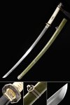 Wwii Japanese Army Shin Gunto Officer’s Saber Sword Type 98 With Green Scabbard