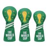 World Cup Soccer Golf Wood Headcovers Set - Green
