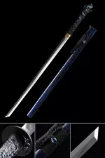 Handmade Japanese Ninjato Ninja Sword With Dragon Head Handle