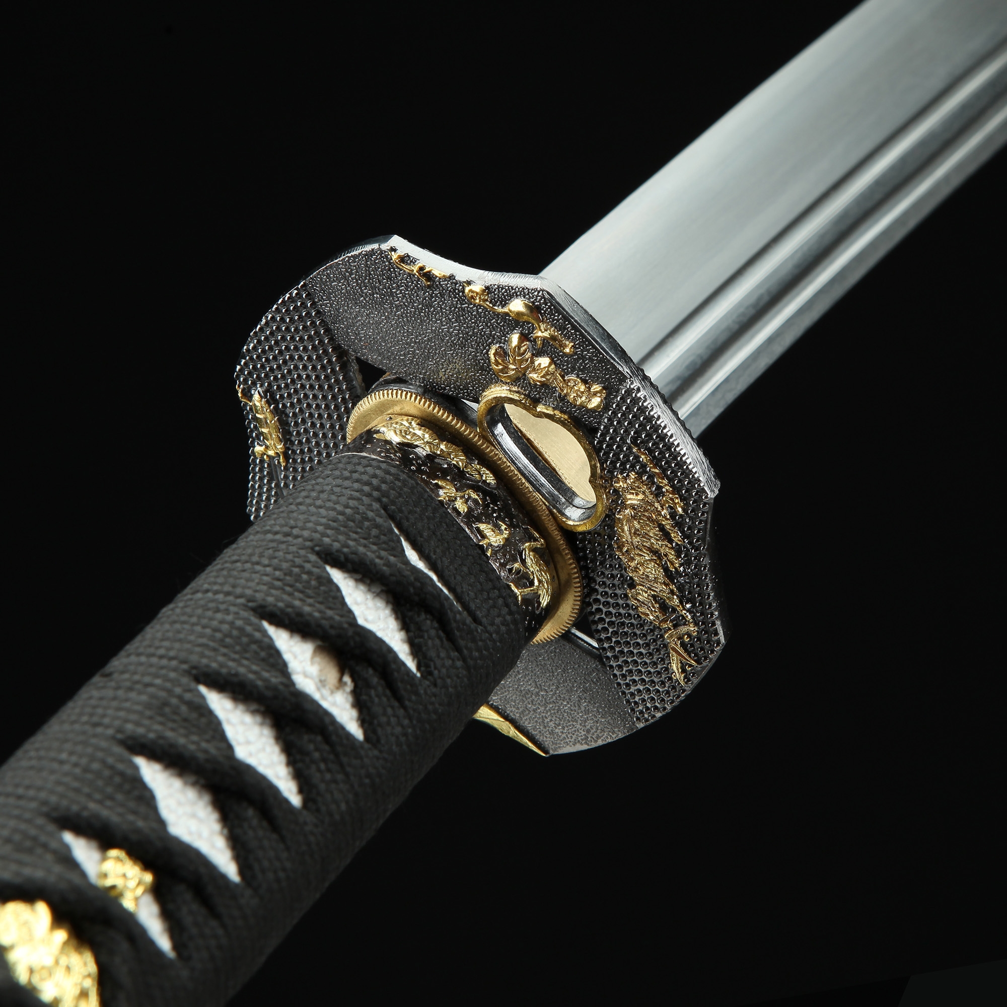 High-performance Handmade Folded Damascus Steel Real Naginata Samurai ...