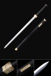 Han Dynasty King Jian - 1095 High Carbon Steel Full-Size Double Edged Chinese Sword 41 Inches