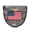 Military Camouflage Semi-circle Mallet Putter Cover With Magnetic Closure - Camo