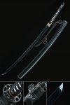 Handmade Japanese Samurai Sword 1095 Carbon Steel With Black Blade