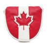 Canadian Flag Semi-circle Mallet Putter Cover With Magnetic Closure