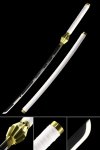 Nozarashi Zanpakuto 1065 Manganese Steel Replica with White Saya - Kenpachi Zaraki Sword from Bleach