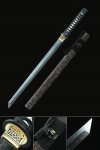 Handmade Japanese Chokuto Ninjato Sword T10 Carbon Steel Full Tang
