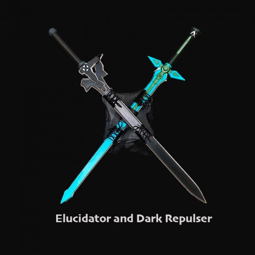 Elucidator and Dark Repulser: The Signature Weapons of Kirito
