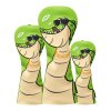 Crocodile Golf Wood Headcovers Set - Green