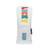Lucky Hybrid Golf Headcover -white