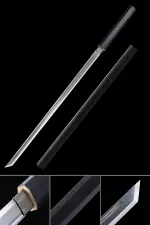 Handmade Japanese Anime Sword With Black Scabbard
