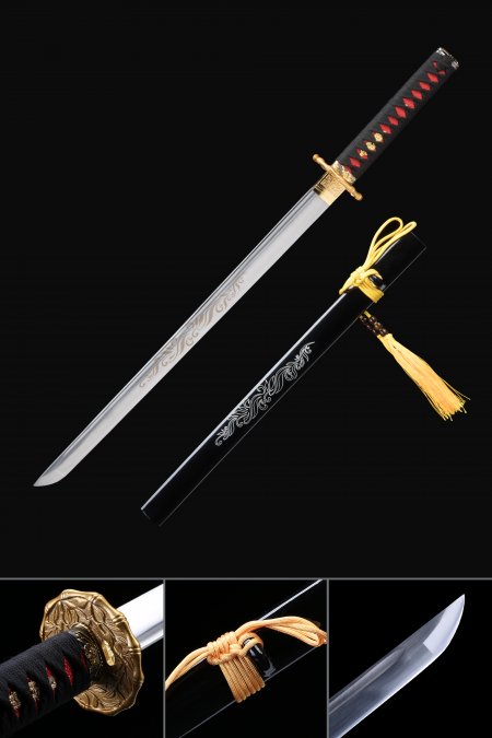 Handmade Japanese Chokuto Ninjato Sword Full Tang