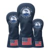 Welcoming Pine Golf Wood Headcovers Set - Dark Blue