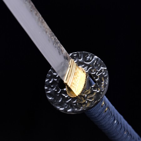 Handmade High Manganese Steel Black Saya Sharpened Real Japanese Katana