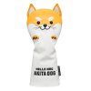 Akita Dog Driver Headcover - Yellow