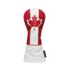 Patriotic Canadian Flag Fairway Wood Headcover - Red