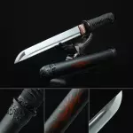 Handmade High Manganese Steel Real Japanese Samurai Hamidashi Tanto Swords