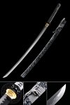 Handmade Japanese Samurai Sword High Manganese Steel With Marble Style Scabbard